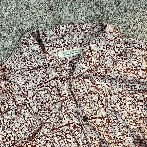 Island Republic Hawaiian Tropical Button Up Shirt 100% Silk Men's Size XXL - Picture 1 of 4